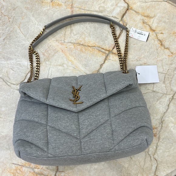 YSL med. Puffer chain Jersey bag - Picture 8 of 16